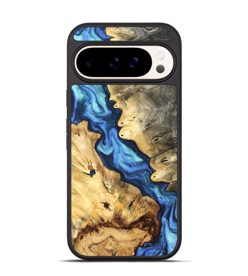 Pixel 9 Pro Wood Phone Case - Kristen (Blue, 827027)