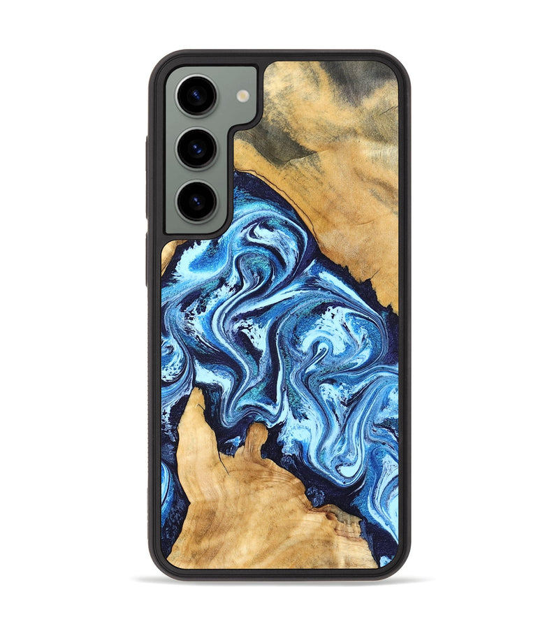 Galaxy S23 Plus Wood Phone Case - Becky (Blue, 827028)