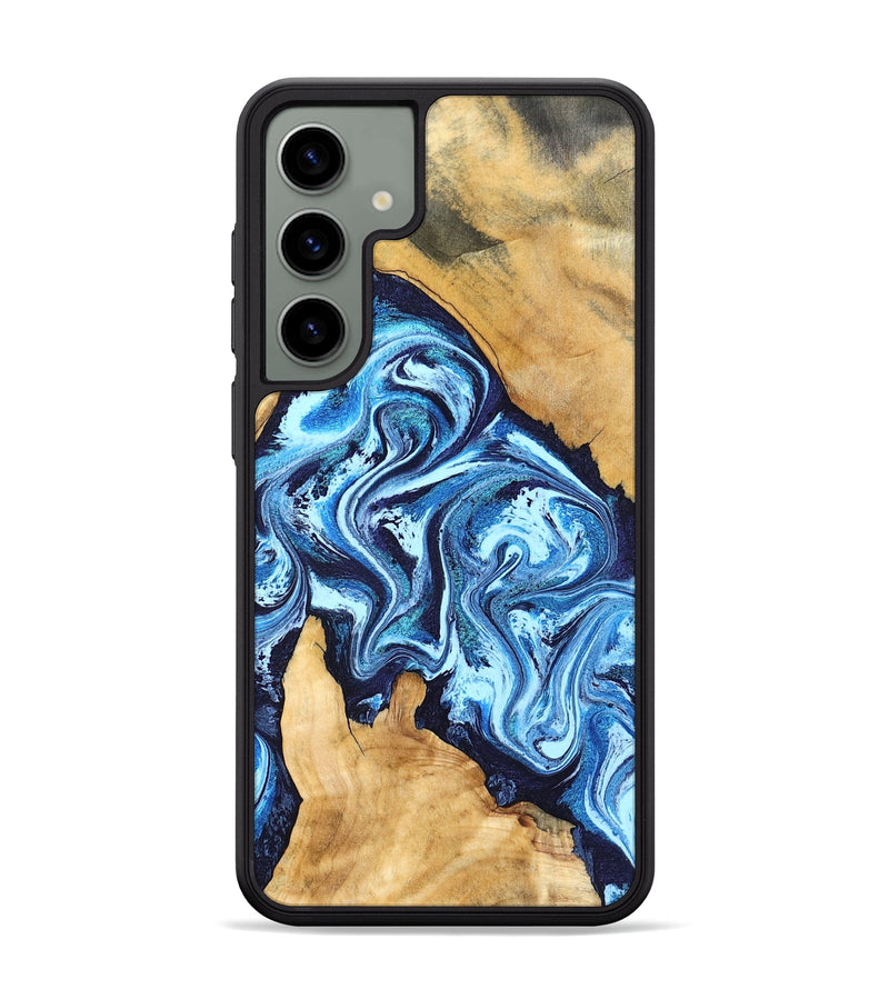 Galaxy S24 Plus Wood Phone Case - Becky (Blue, 827028)