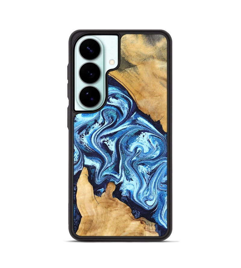 Galaxy S26 Wood Phone Case - Becky (Blue, 827028)