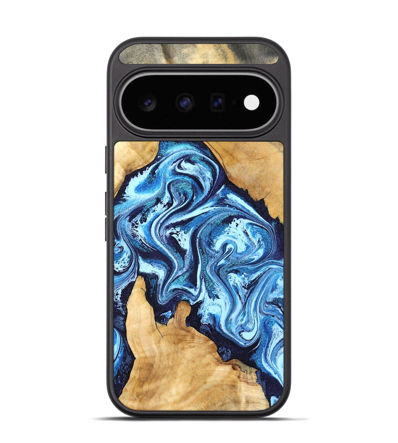 Pixel 11 Wood Phone Case - Becky (Blue, 827028)