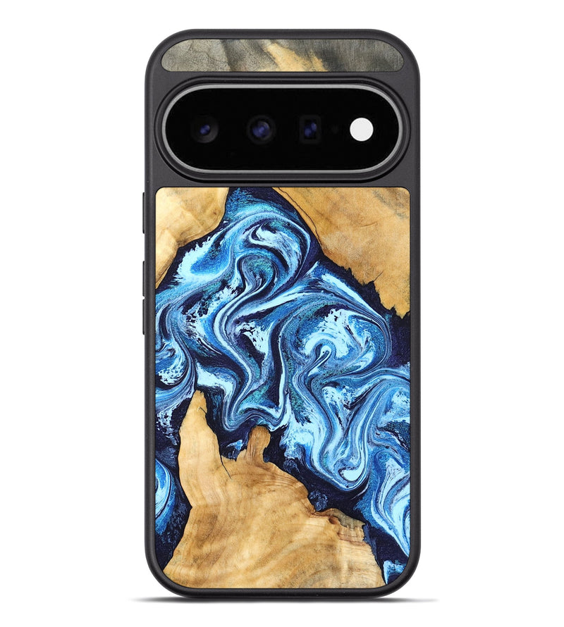 Pixel 11 Pro XL Wood Phone Case - Becky (Blue, 827028)