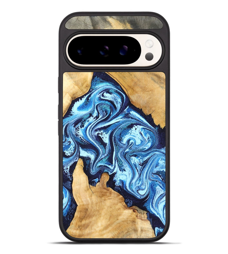 Pixel 9 Pro XL Wood Phone Case - Becky (Blue, 827028)