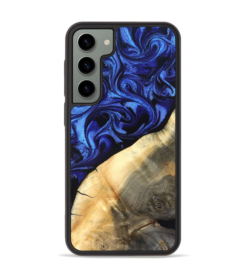 Galaxy S23 Plus Wood Phone Case - Emmet (Blue, 827029)