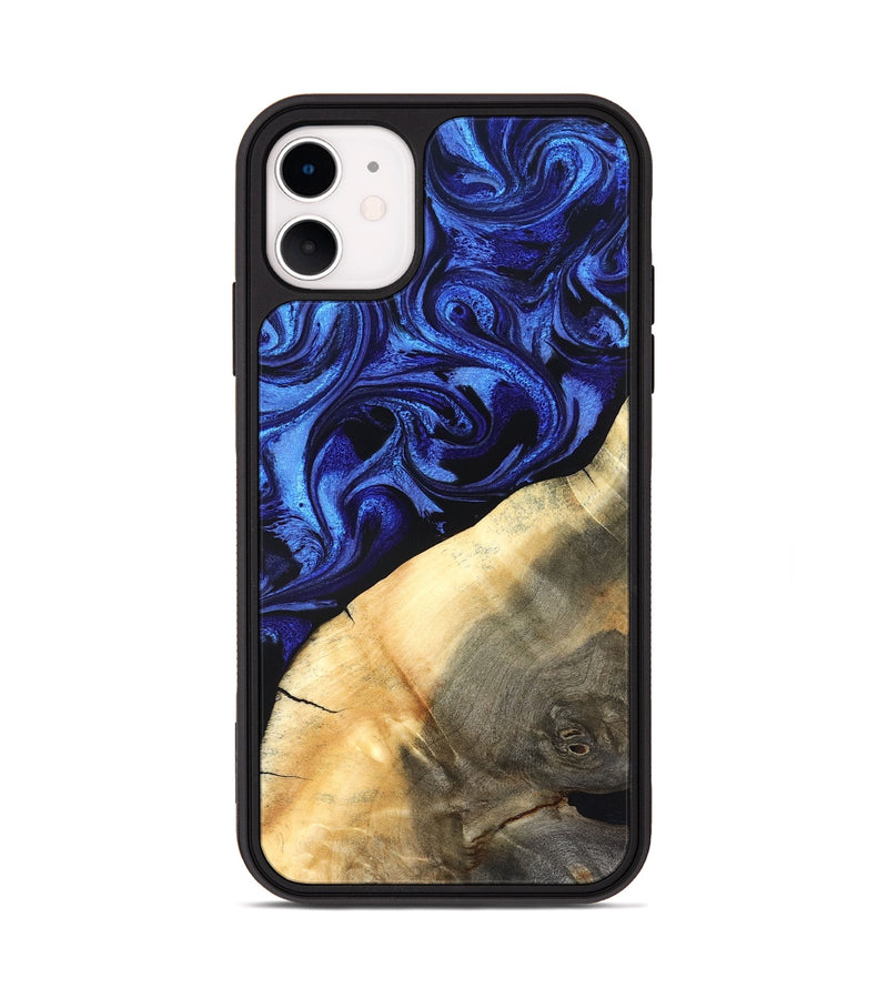 iPhone 11 Wood Phone Case - Emmet (Blue, 827029)