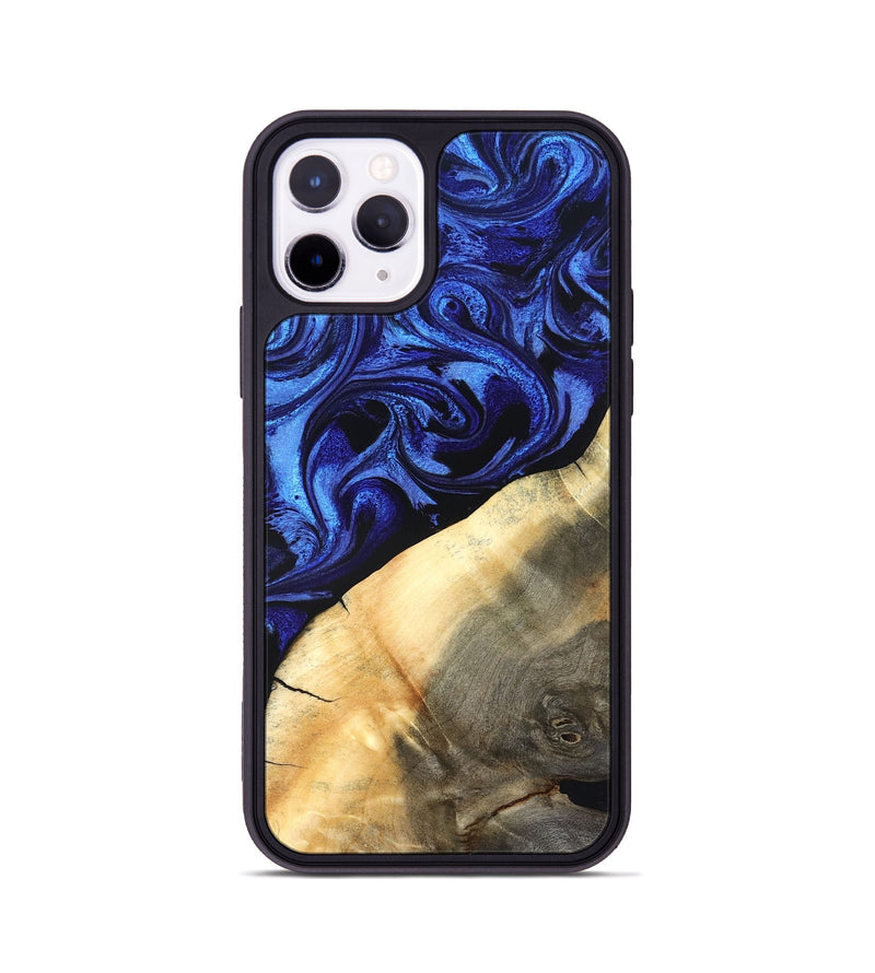 iPhone 11 Pro Wood Phone Case - Emmet (Blue, 827029)