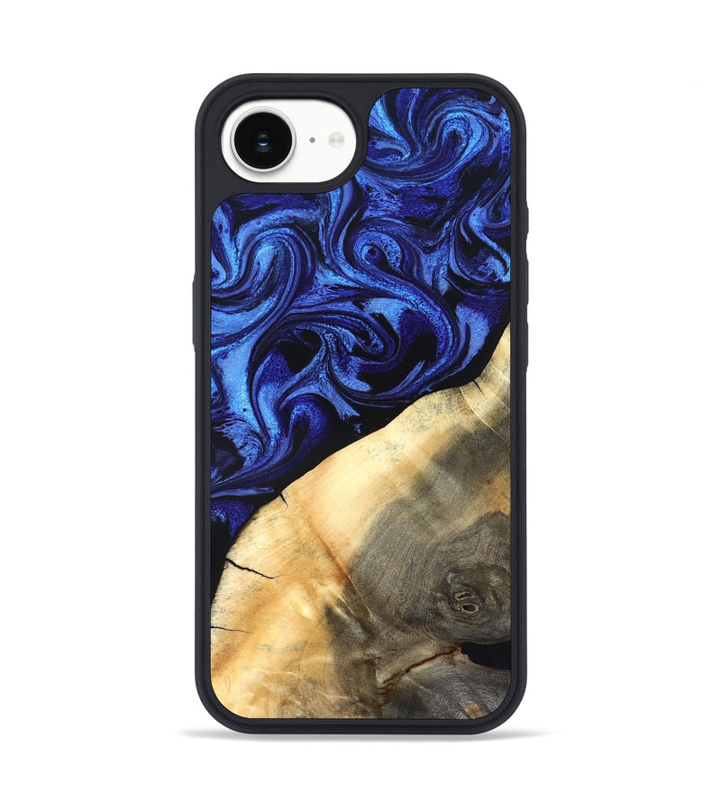 iPhone 17e Wood Phone Case - Emmet (Blue, 827029)