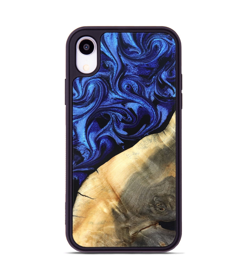 iPhone Xr Wood Phone Case - Emmet (Blue, 827029)