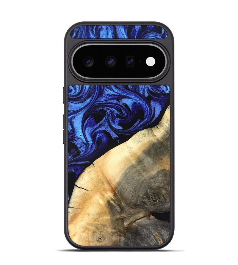 Pixel 11 Pro Wood Phone Case - Emmet (Blue, 827029)