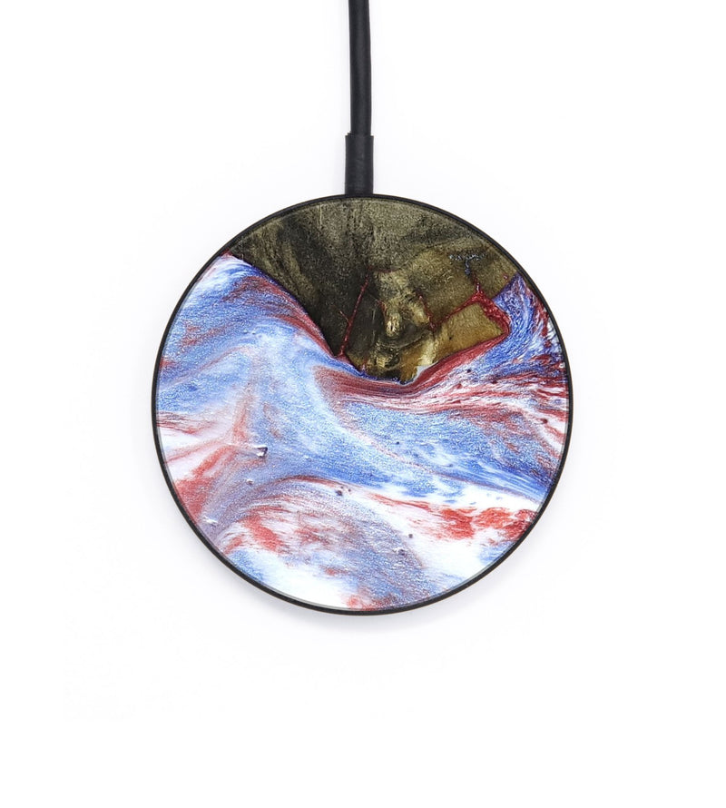 Circle Wood Wireless Charger - Easton (Blue, 827030)