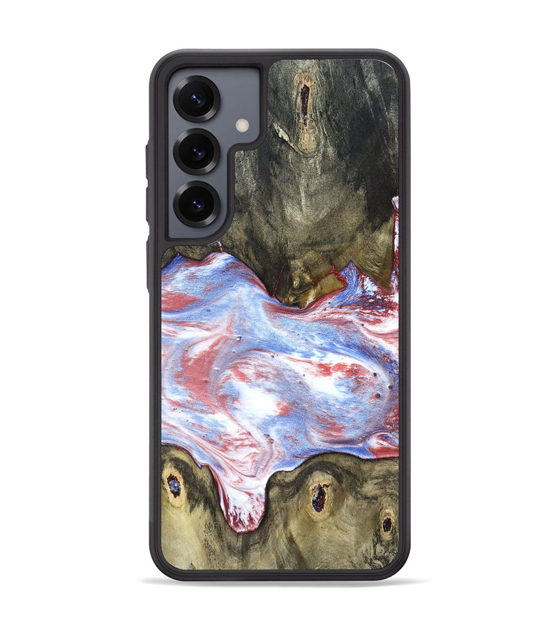 Galaxy S25 Plus Wood Phone Case - Easton (Blue, 827030)