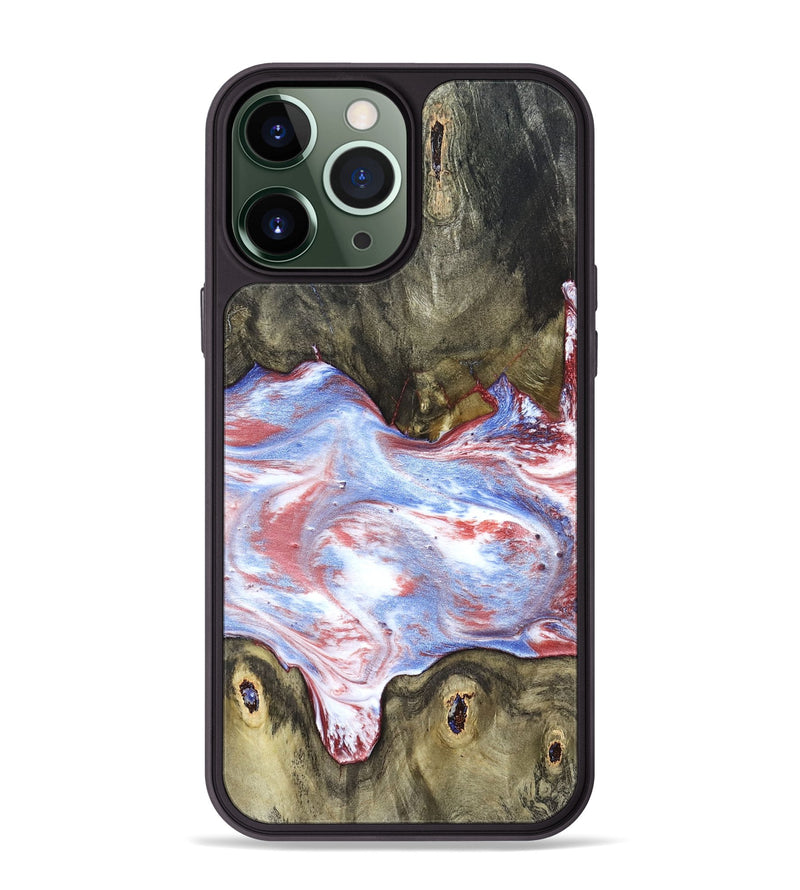 iPhone 13 Pro Max Wood Phone Case - Easton (Blue, 827030)