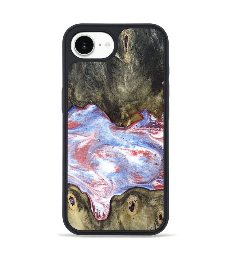 iPhone 17e Wood Phone Case - Easton (Blue, 827030)