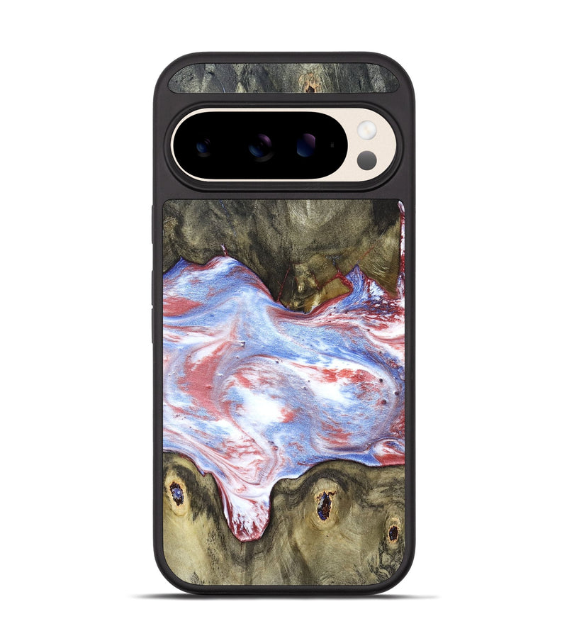 Pixel 10 Wood Phone Case - Easton (Blue, 827030)