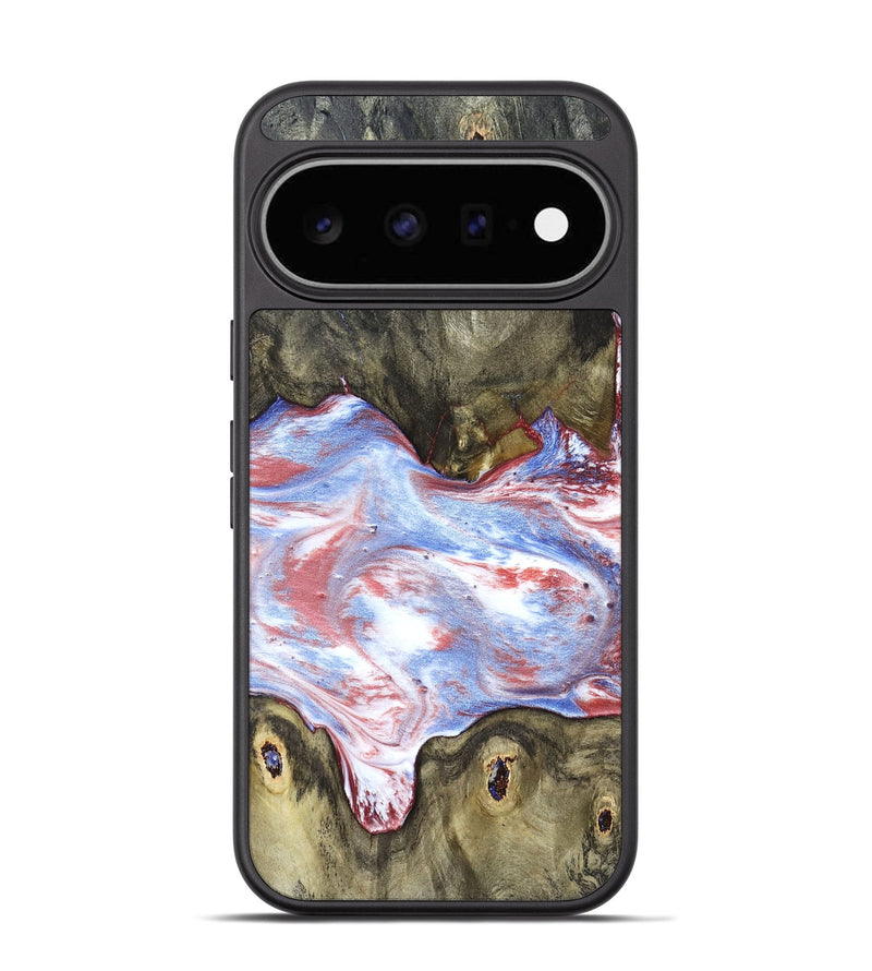 Pixel 11 Wood Phone Case - Easton (Blue, 827030)