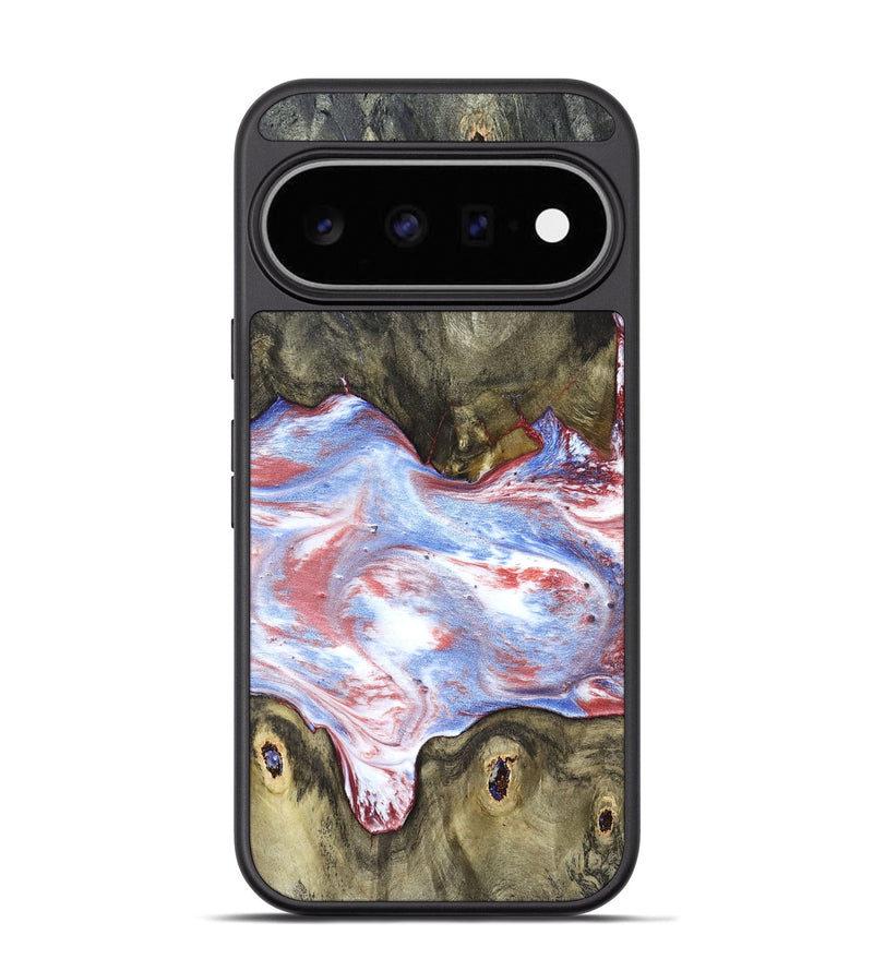 Pixel 11 Pro Wood Phone Case - Easton (Blue, 827030)