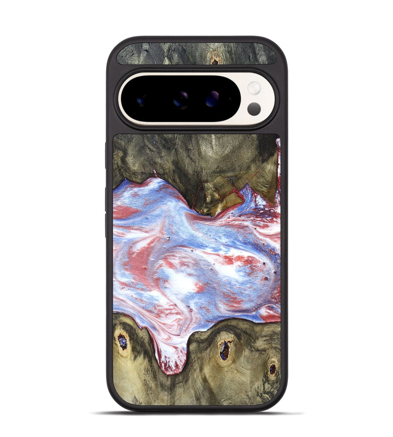 Pixel 9 Pro Wood Phone Case - Easton (Blue, 827030)