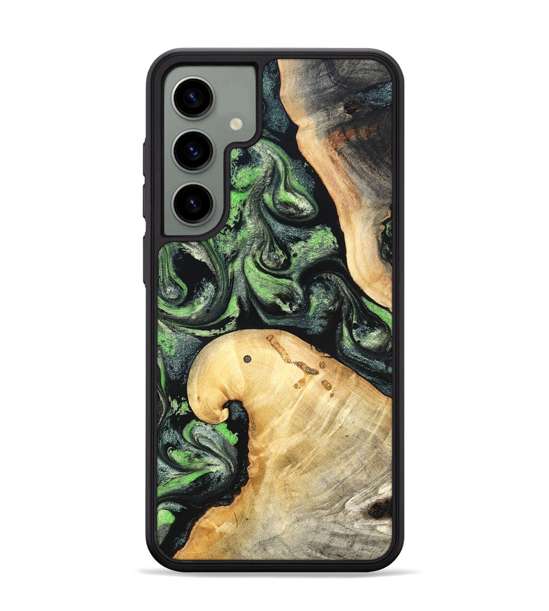 Galaxy S24 Plus Wood Phone Case - Poppy (Green, 827031)