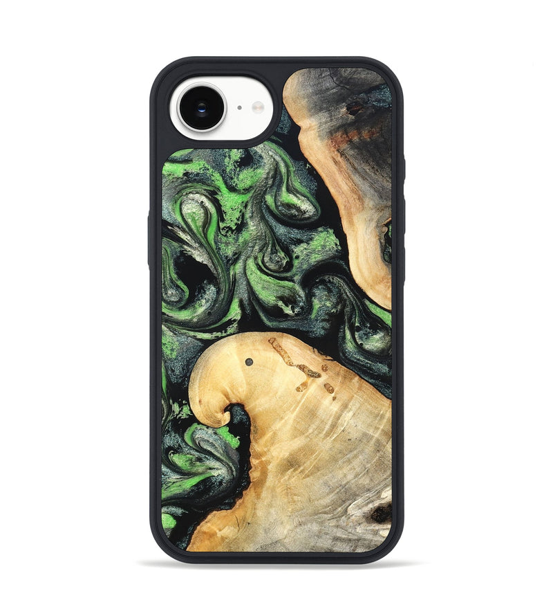 iPhone 17e Wood Phone Case - Poppy (Green, 827031)