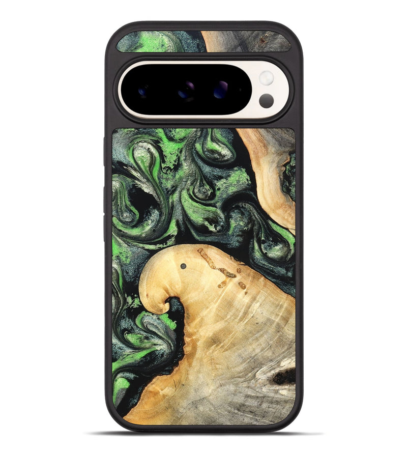 Pixel 10 Pro XL Wood Phone Case - Poppy (Green, 827031)