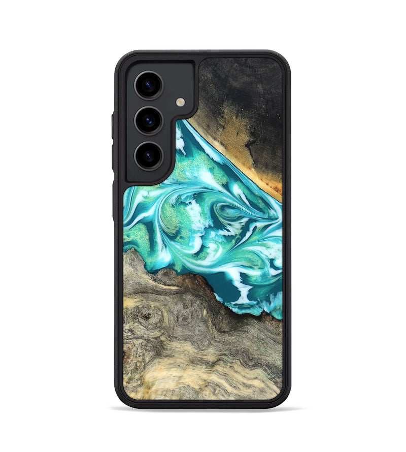 Galaxy S24 Wood Phone Case - Ivory (Green, 827032)