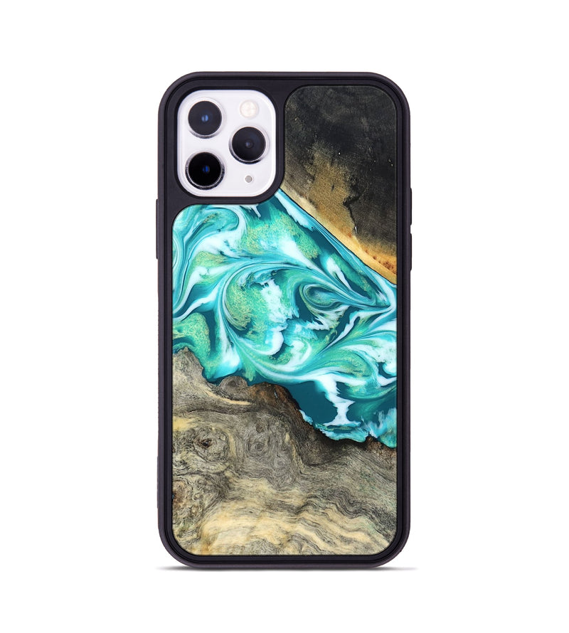 iPhone 11 Pro Wood Phone Case - Ivory (Green, 827032)