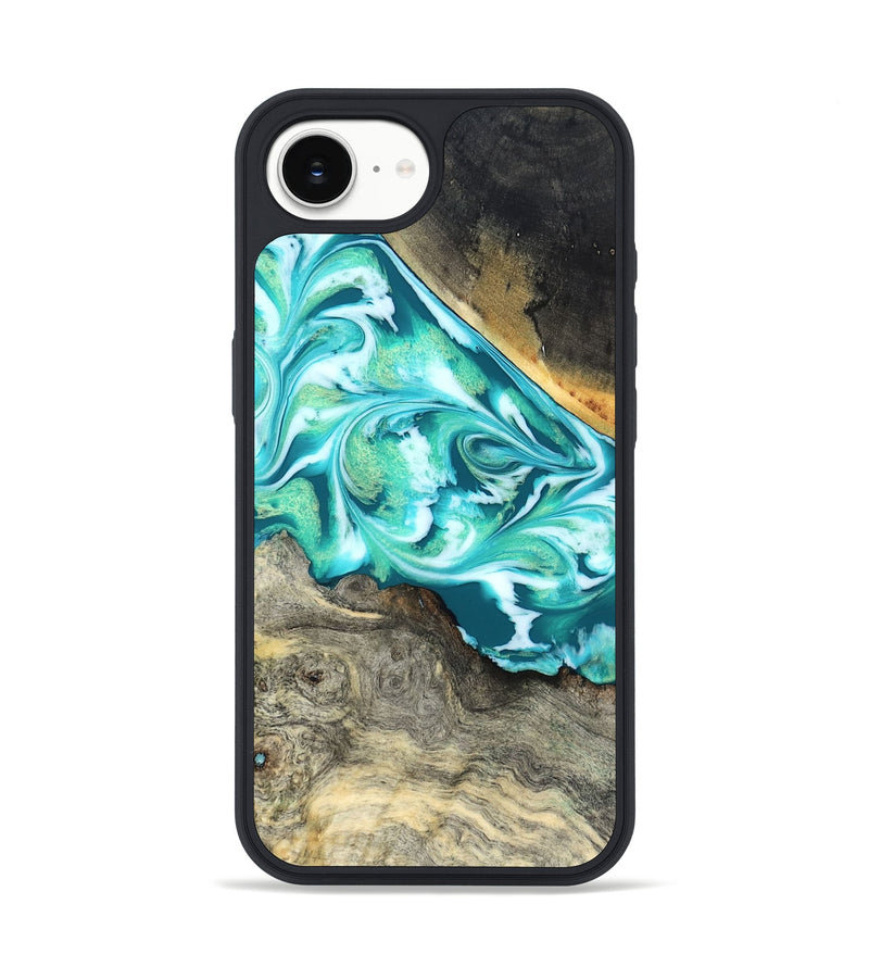 iPhone 17e Wood Phone Case - Ivory (Green, 827032)