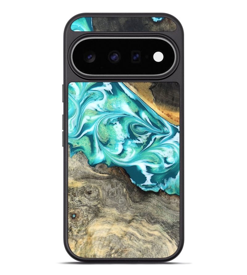 Pixel 11 Pro XL Wood Phone Case - Ivory (Green, 827032)
