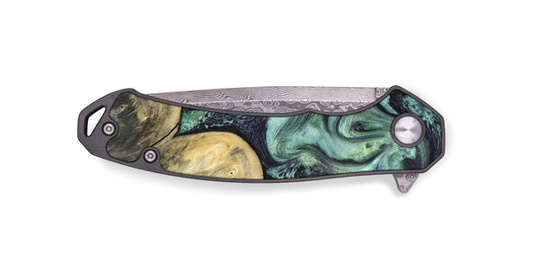 EDC Wood Pocket Knife - Harold (Green, 827034)