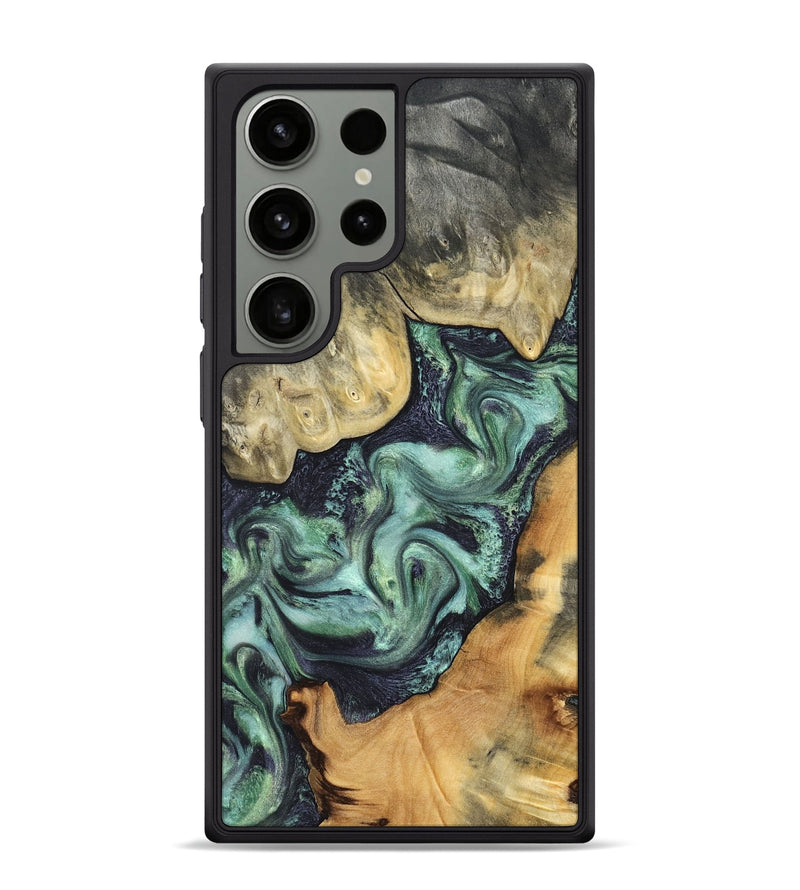 Galaxy S24 Ultra Wood Phone Case - Harold (Green, 827034)