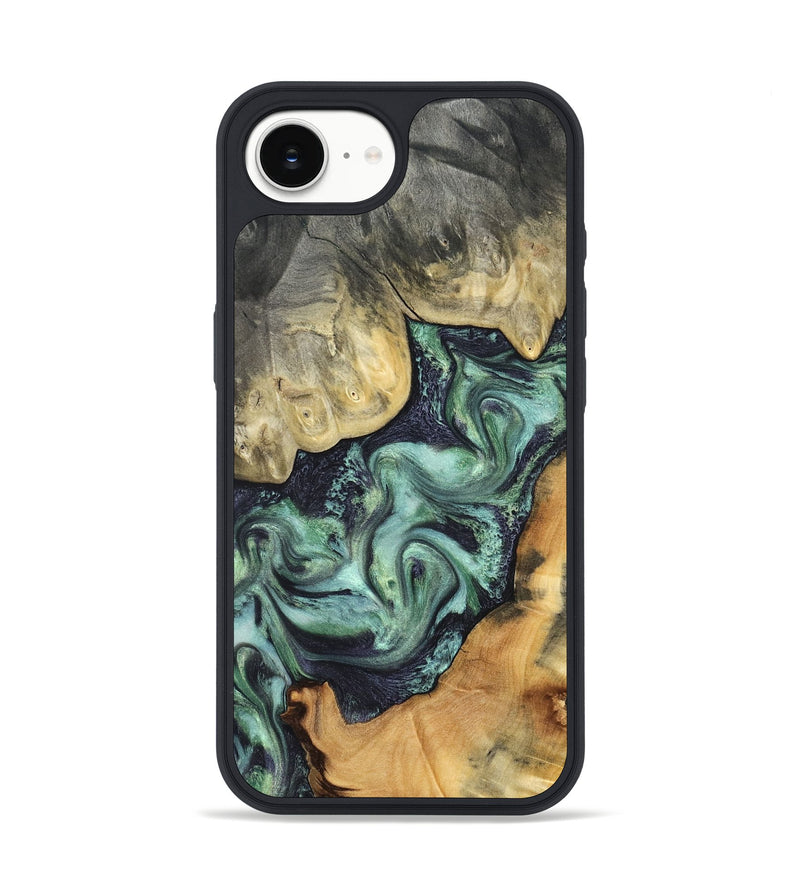iPhone 16e Wood Phone Case - Harold (Green, 827034)