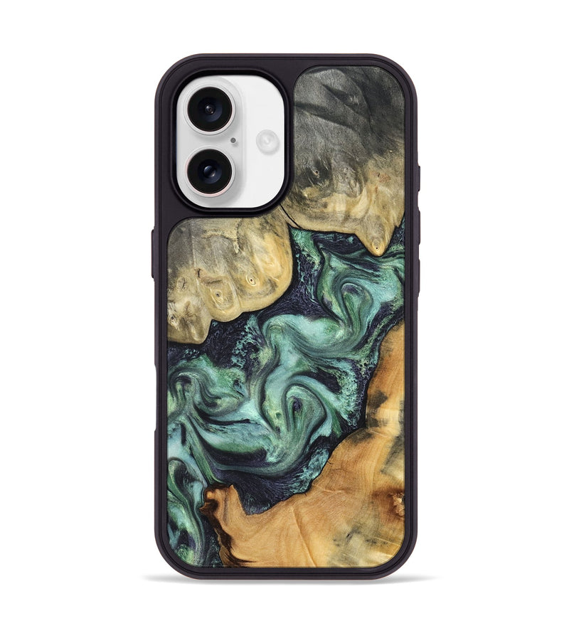 iPhone 17 Wood Phone Case - Harold (Green, 827034)