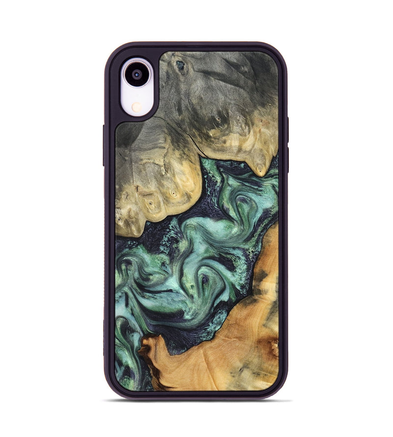 iPhone Xr Wood Phone Case - Harold (Green, 827034)
