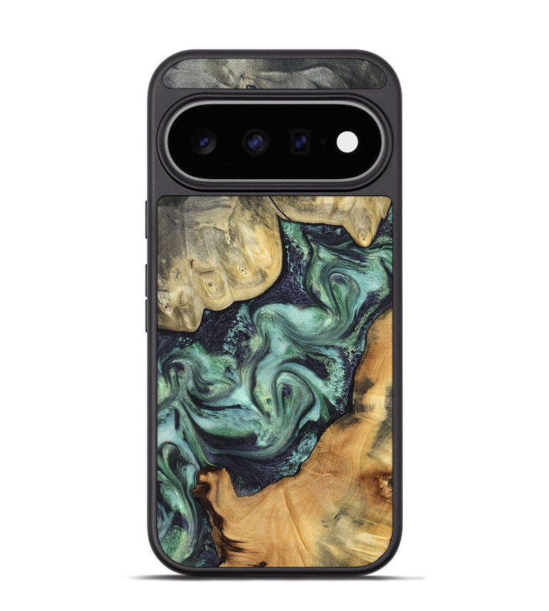 Pixel 11 Pro Wood Phone Case - Harold (Green, 827034)
