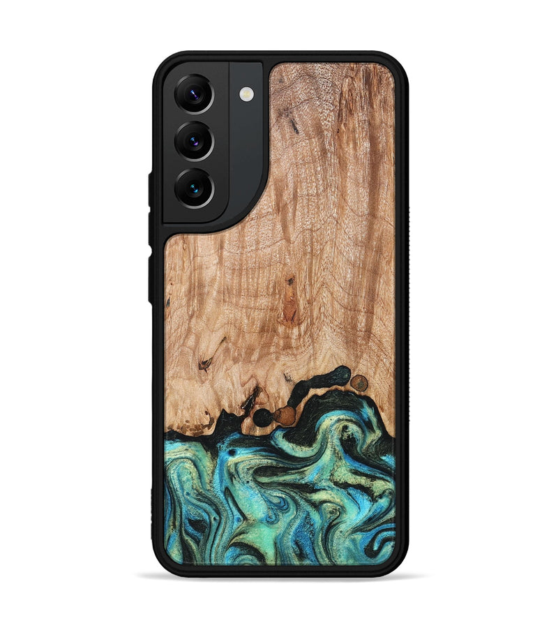 Galaxy S22 Plus Wood Phone Case - Omar (Green, 827035)