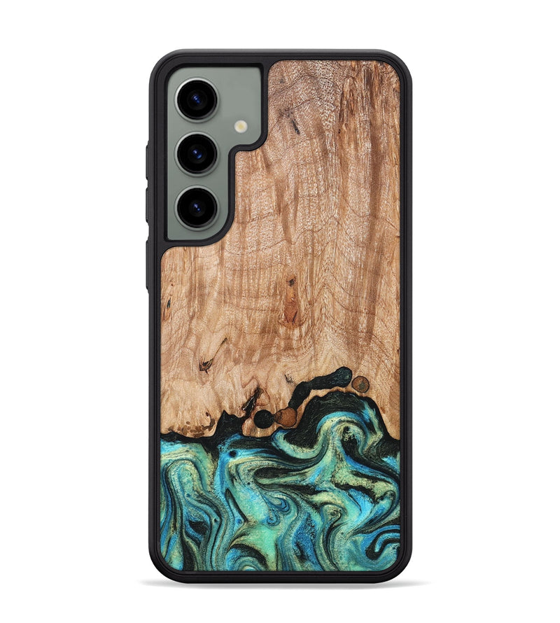 Galaxy S24 Plus Wood Phone Case - Omar (Green, 827035)