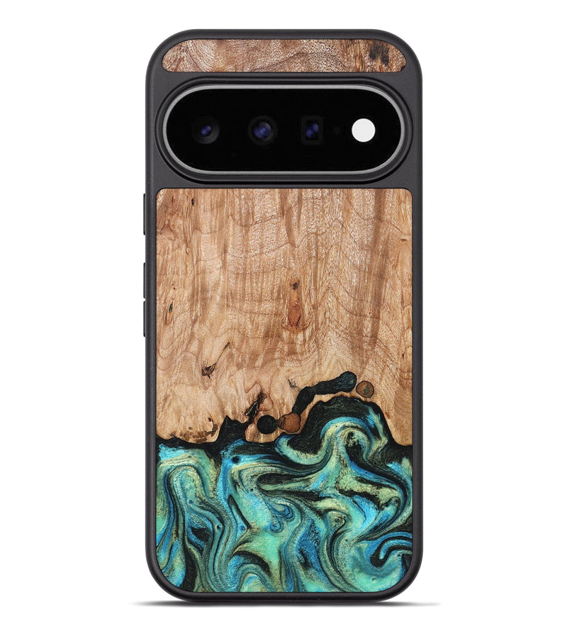 Pixel 11 Pro XL Wood Phone Case - Omar (Green, 827035)