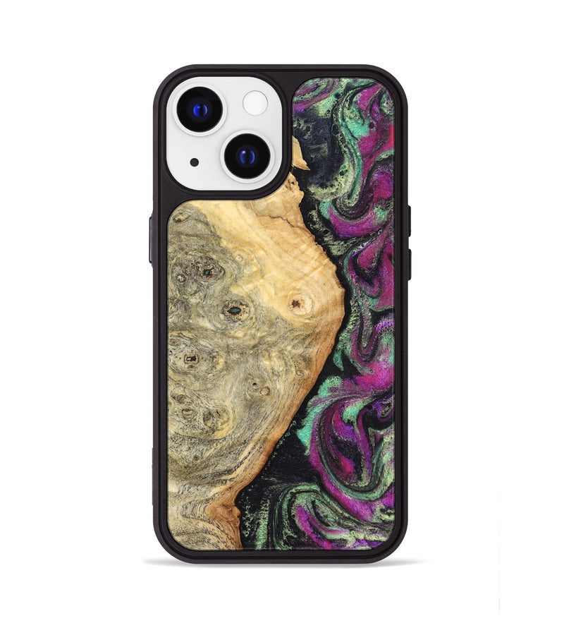 iPhone 13 Wood Phone Case - Antwan (Green, 827036)