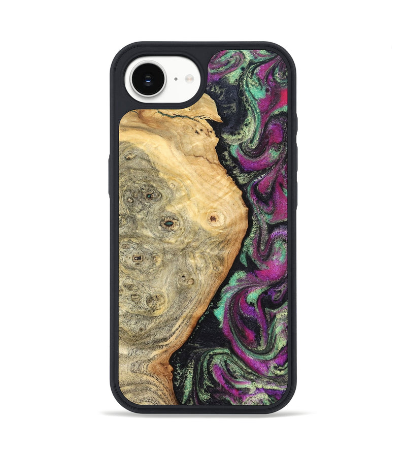 iPhone 16e Wood Phone Case - Antwan (Green, 827036)