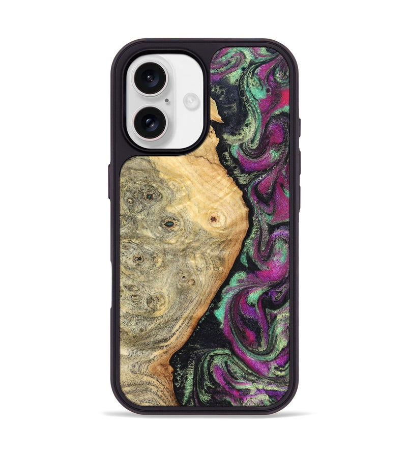 iPhone 17 Wood Phone Case - Antwan (Green, 827036)