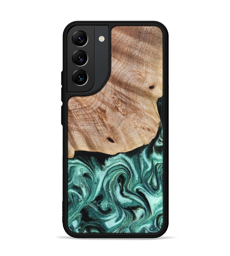 Galaxy S22 Plus Wood Phone Case - Marlo (Green, 827037)