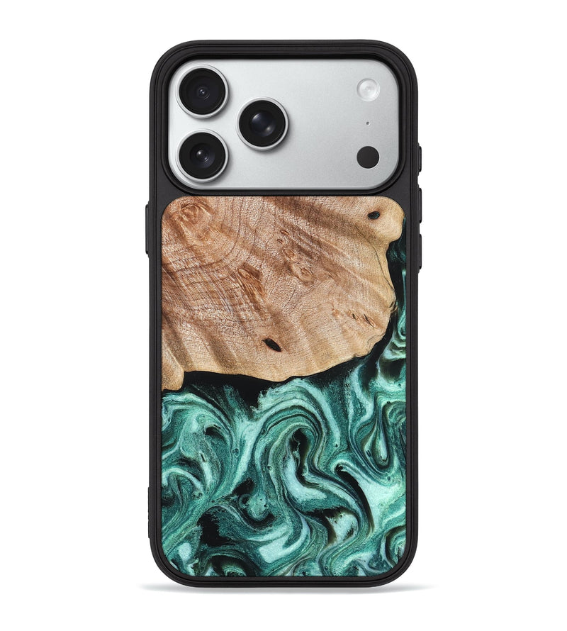 iPhone 18 Pro Max Wood Phone Case - Marlo (Green, 827037)