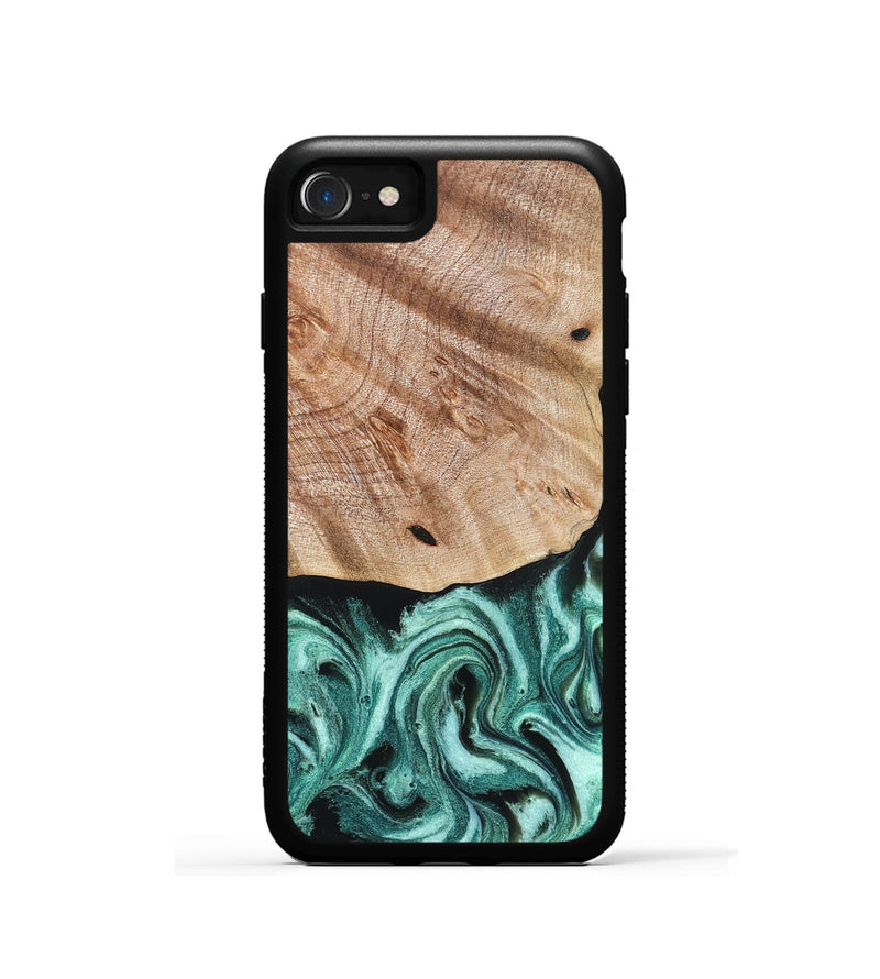 iPhone SE Wood Phone Case - Marlo (Green, 827037)