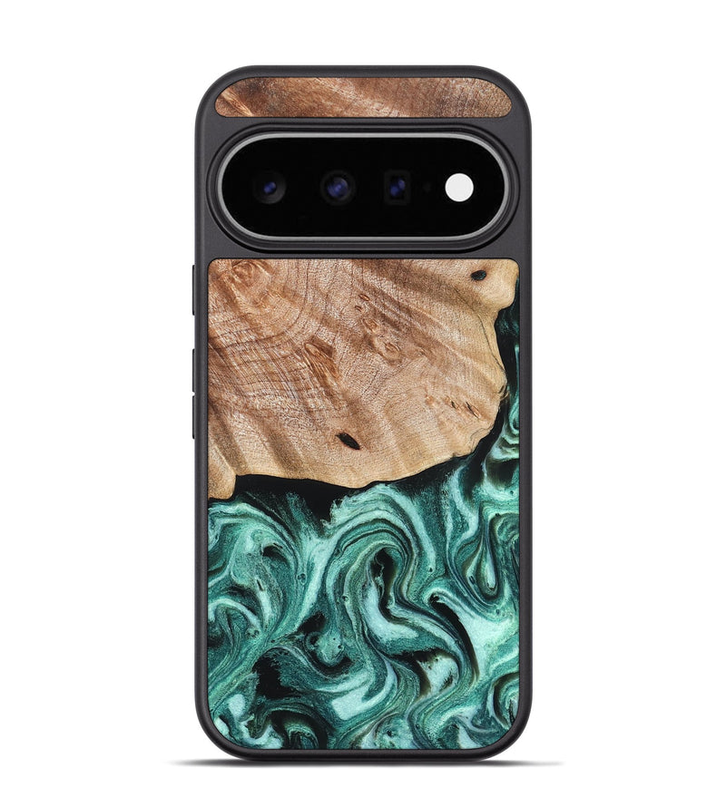 Pixel 11 Pro Wood Phone Case - Marlo (Green, 827037)