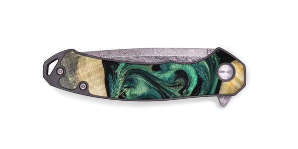 EDC Wood Pocket Knife - Harland (Green, 827038)