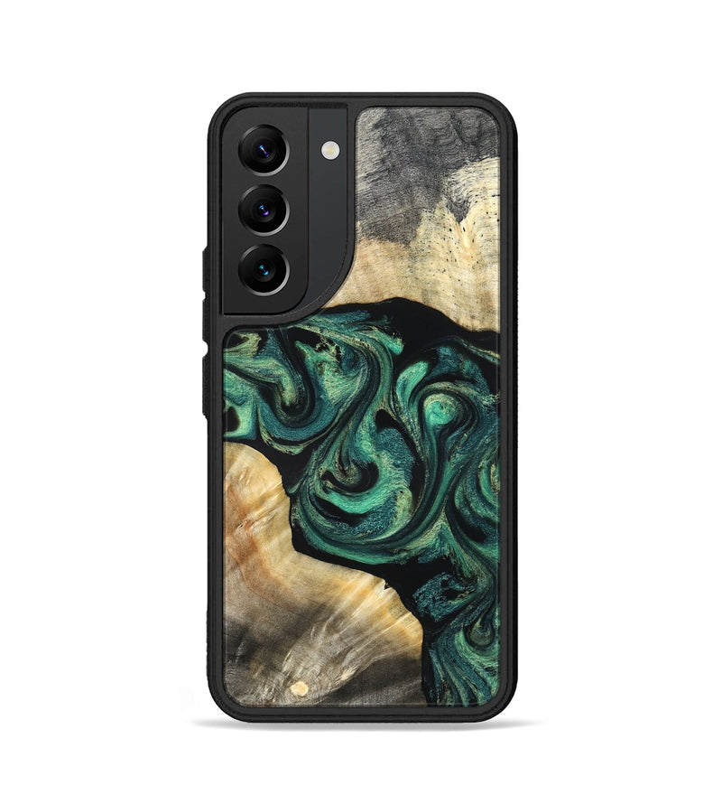 Galaxy S22 Wood Phone Case - Harland (Green, 827038)