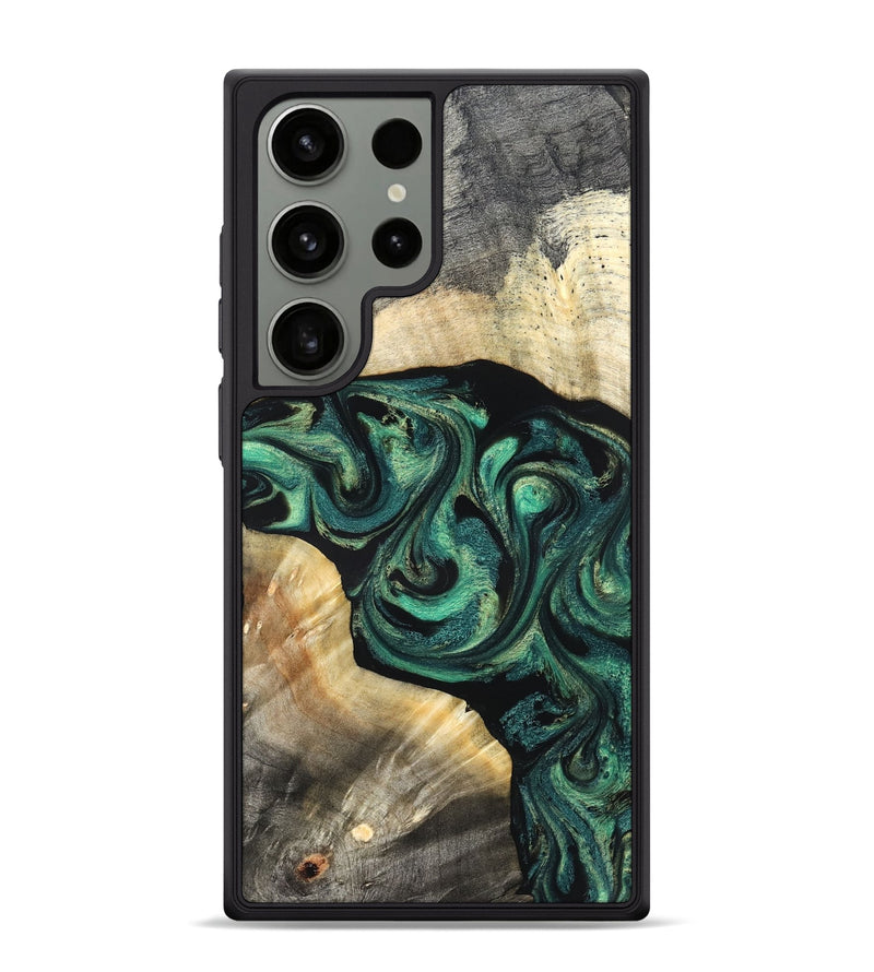 Galaxy S24 Ultra Wood Phone Case - Harland (Green, 827038)