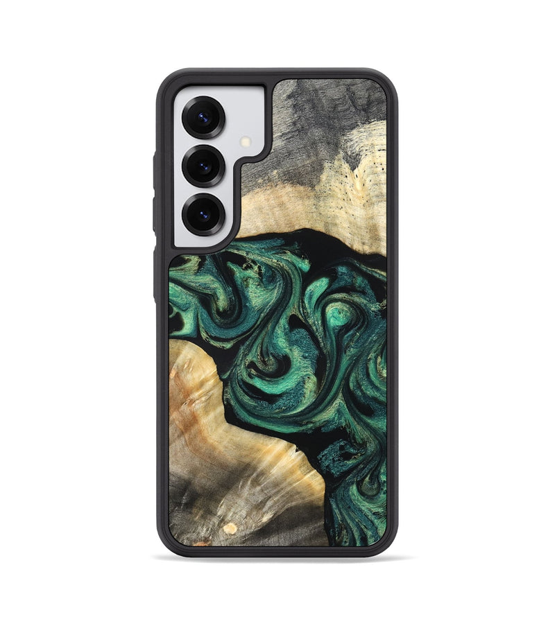 Galaxy S25 Wood Phone Case - Harland (Green, 827038)