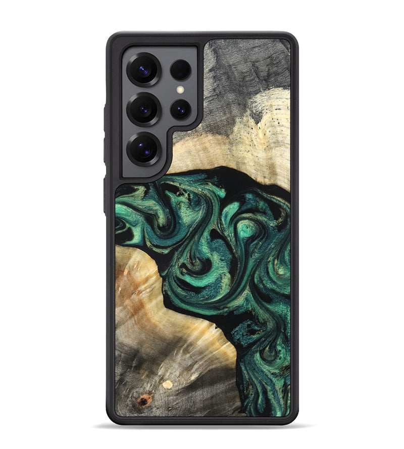 Galaxy S25 Ultra Wood Phone Case - Harland (Green, 827038)