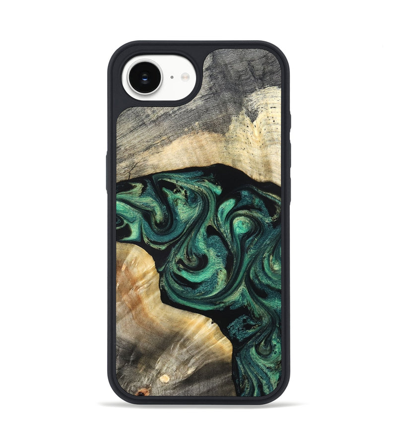 iPhone 17e Wood Phone Case - Harland (Green, 827038)
